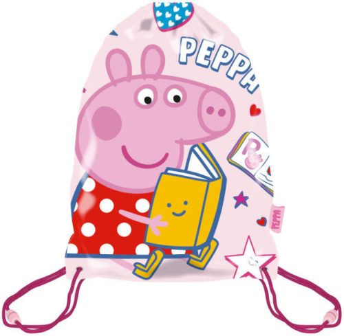 Vízhatlan tornazsák, Peppa malac könyvvel 44 cm