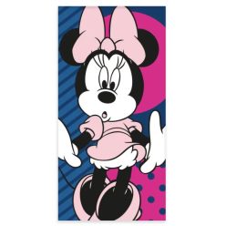   Fürdőlepedő, strand törölköző Minnie egérrel 60 cm x 120 cm